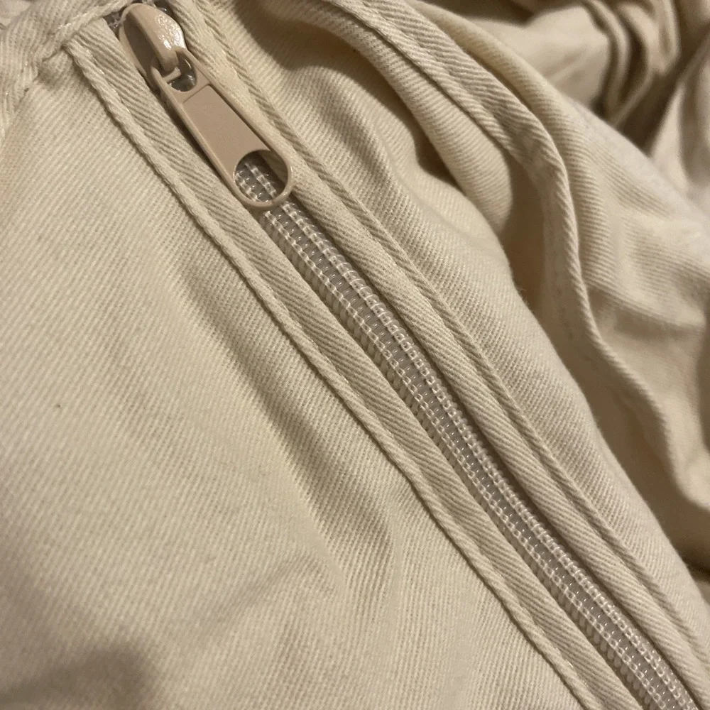 Louis Vuitton Garment Suit Bag Zip Up Large Wardrobe Dust Cover Cream